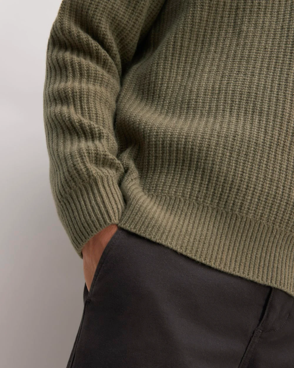 The Felted Merino Half-Zip Sweater | Kalamata