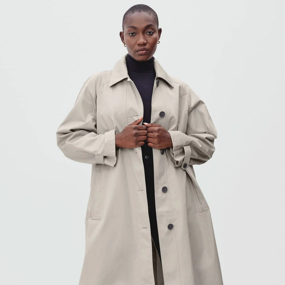 The Long Mac Coat | Stone