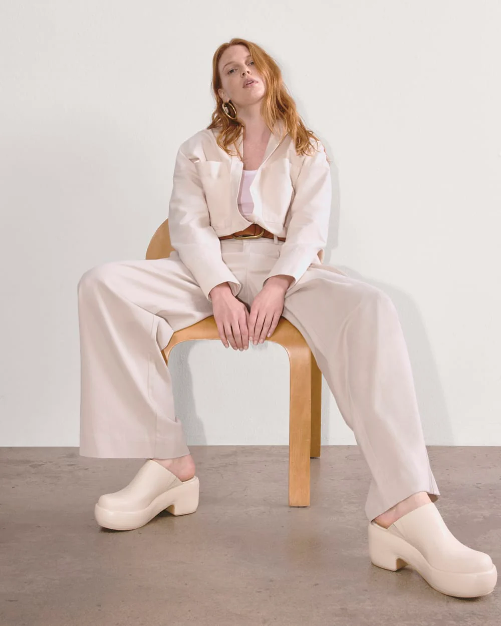 The Boxy Oxford | Whisper Pink