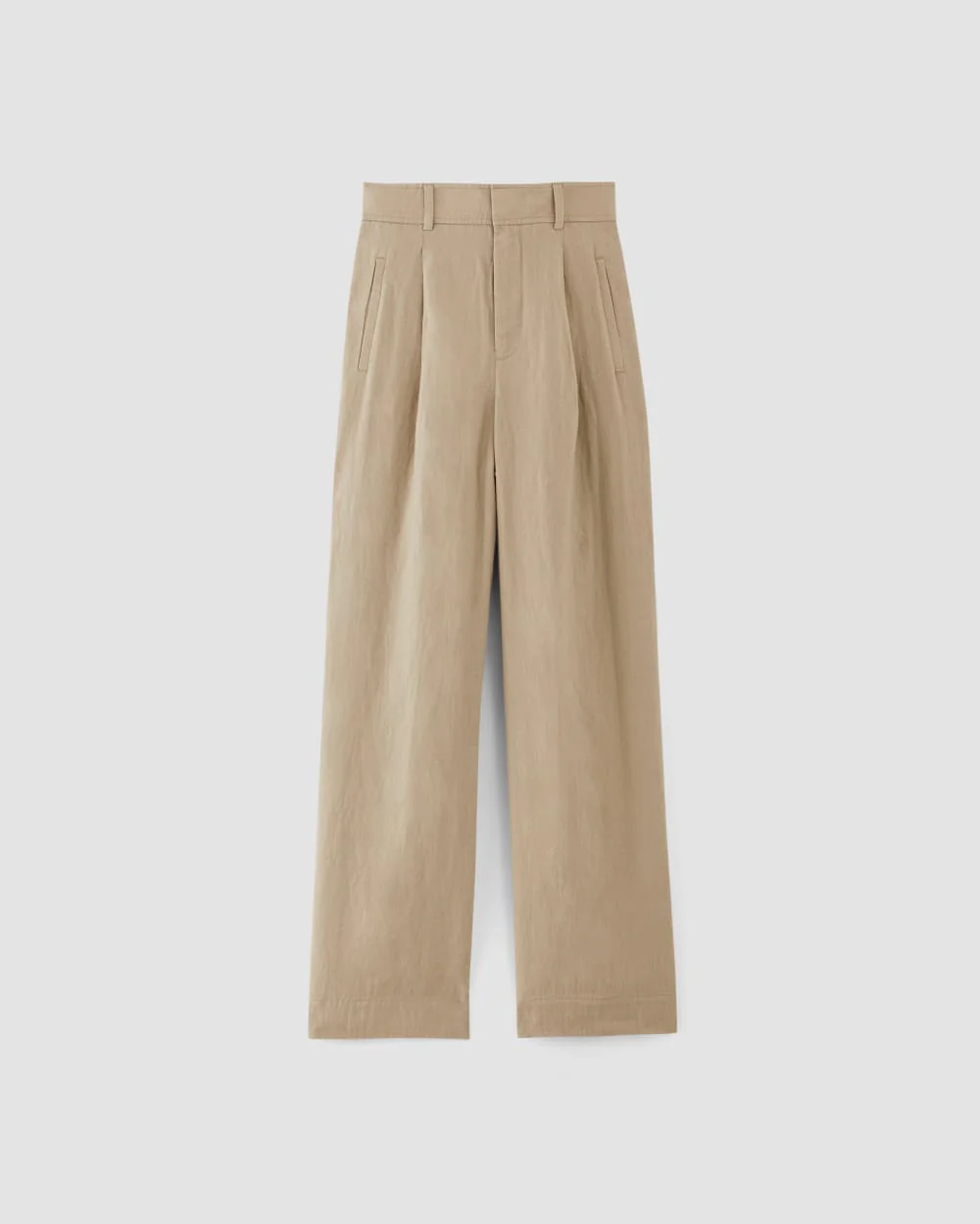 The Linen Way-High® Drape Pant  | Trench Coat Khaki