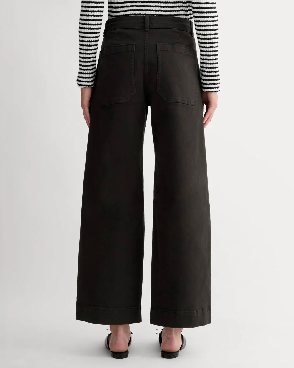 The Utility Wide-Leg Pant | Black