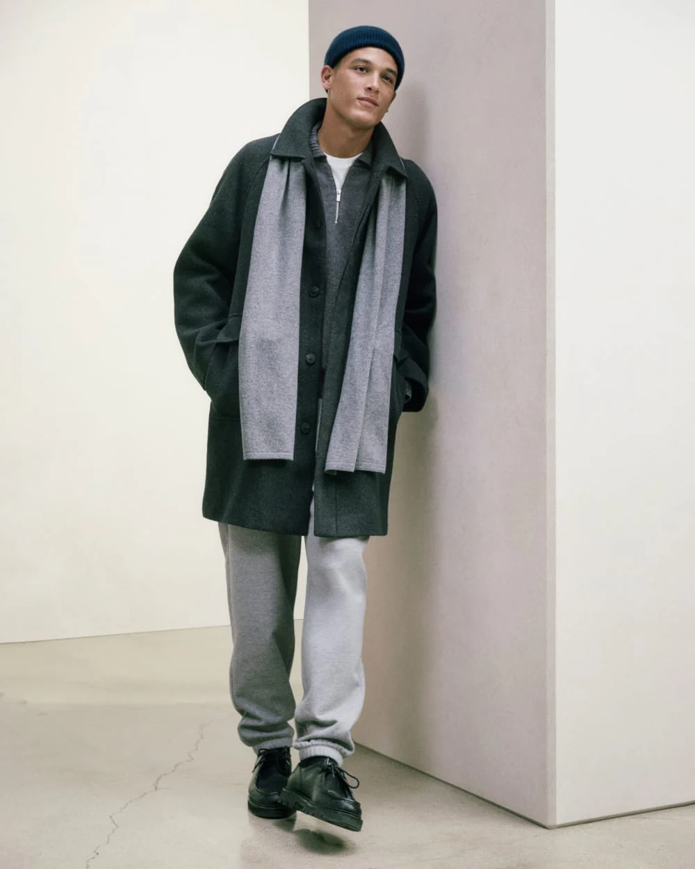 ReWool Car Coat | Heather Charcoal