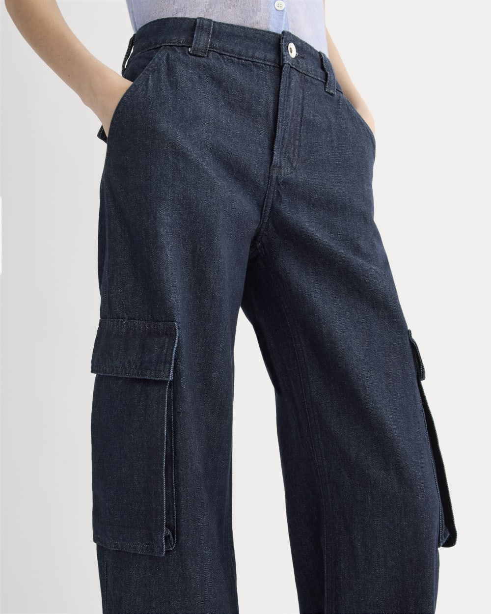 The Mid-Rise Cargo Jean | Tungsten Rinse