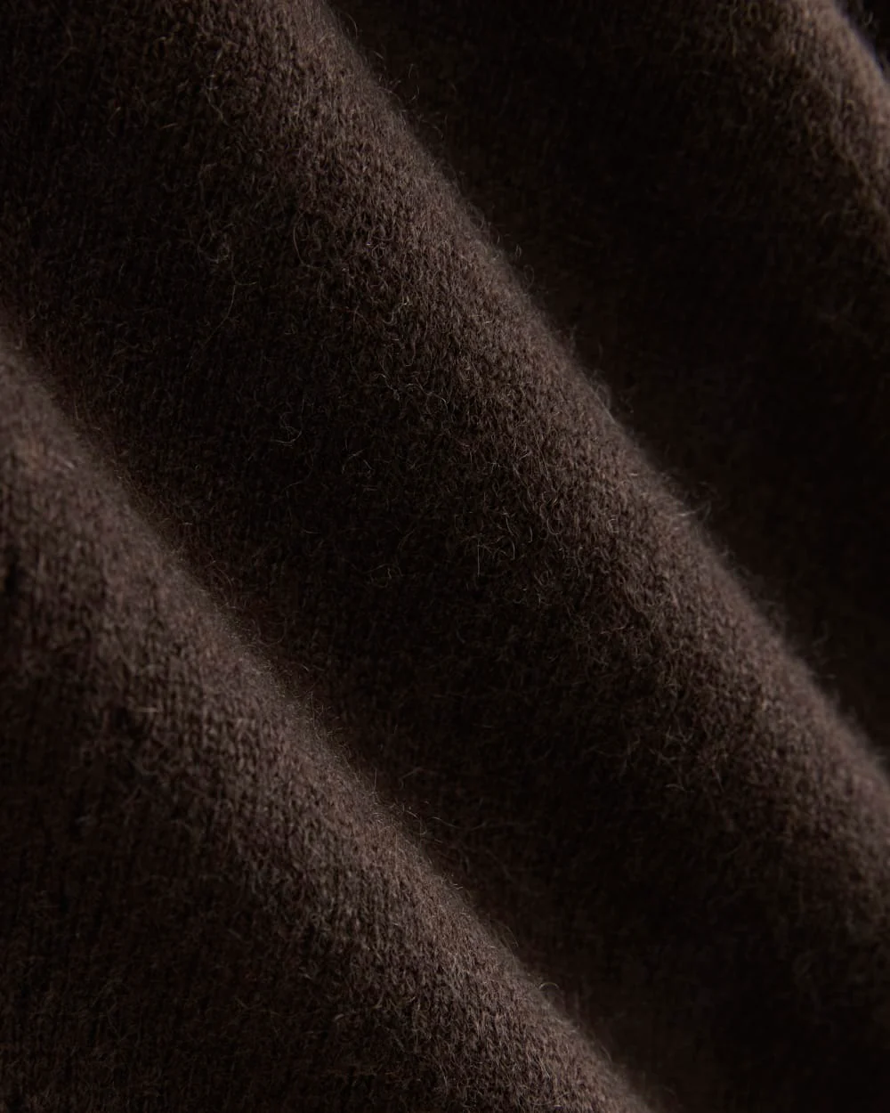 Cashmere Funnel-Neck Tank | Dark Chocolate