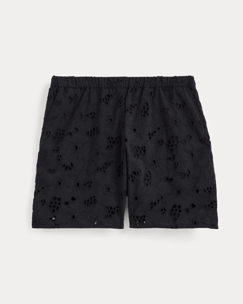 The Eyelet Pull-On Short | Black