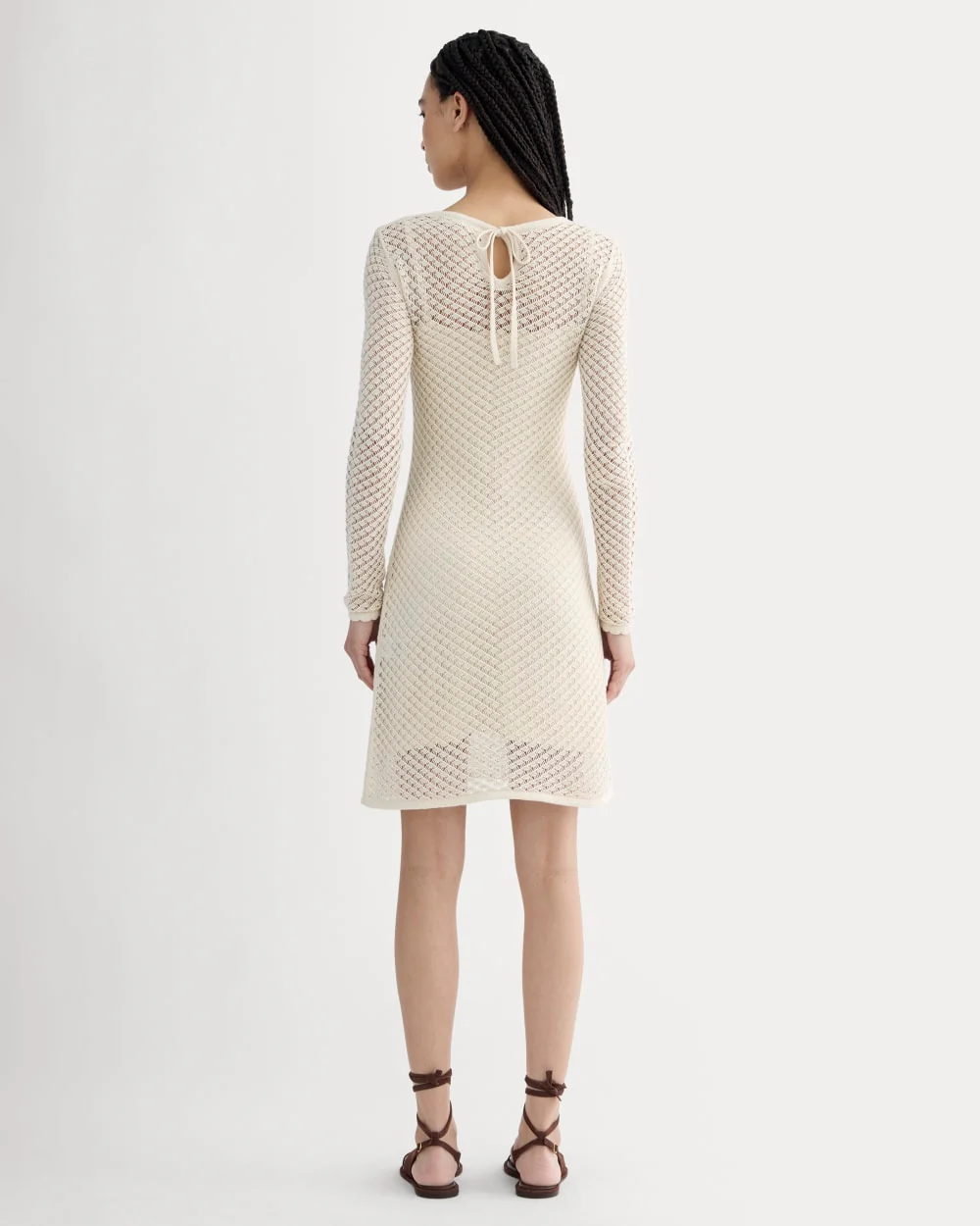The Lace Knit Mini Dress | Birch