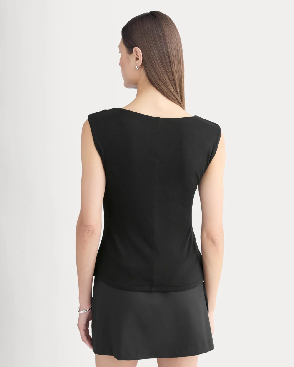 Sleeveless Button-Up in Butterluxe | Black