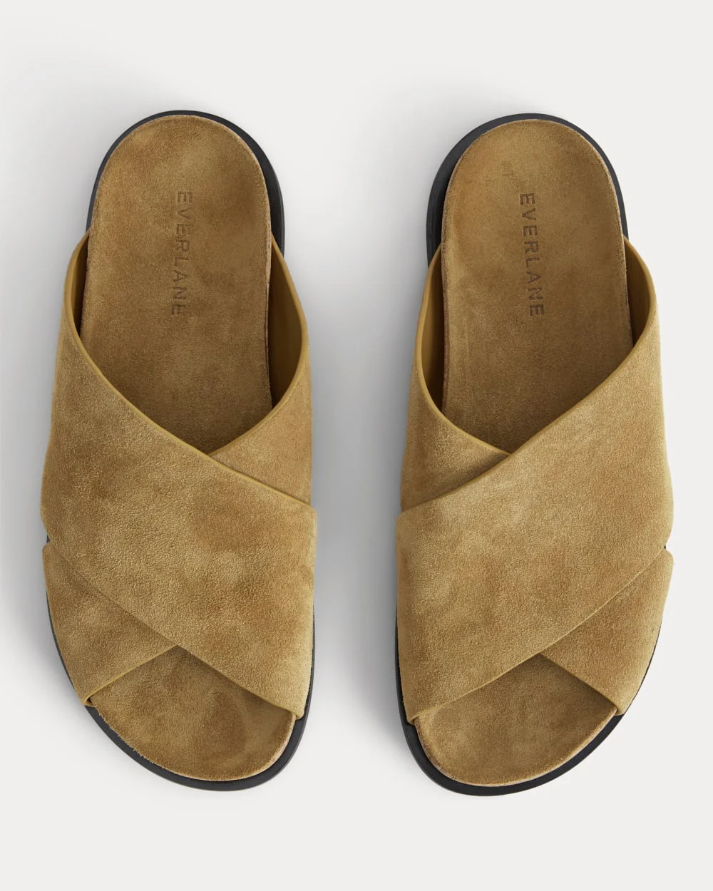 The Suede Crossover Sandal | Sand