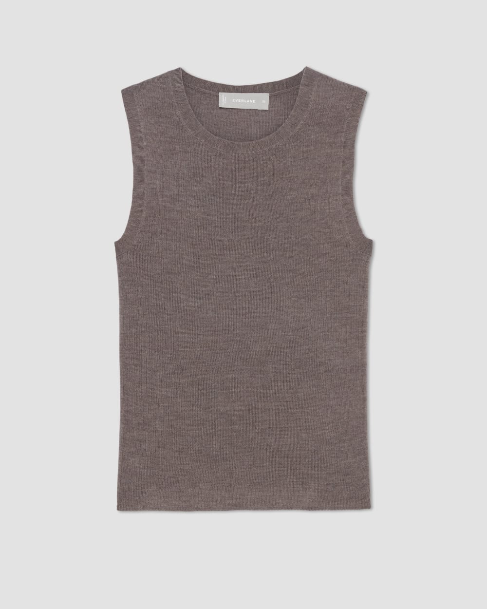 The Tank in Ultrasoft Merino | Heather Cocoa