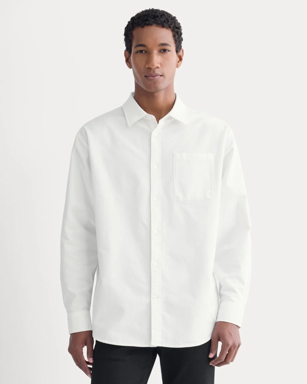 Oversized Oxford Shirt | White