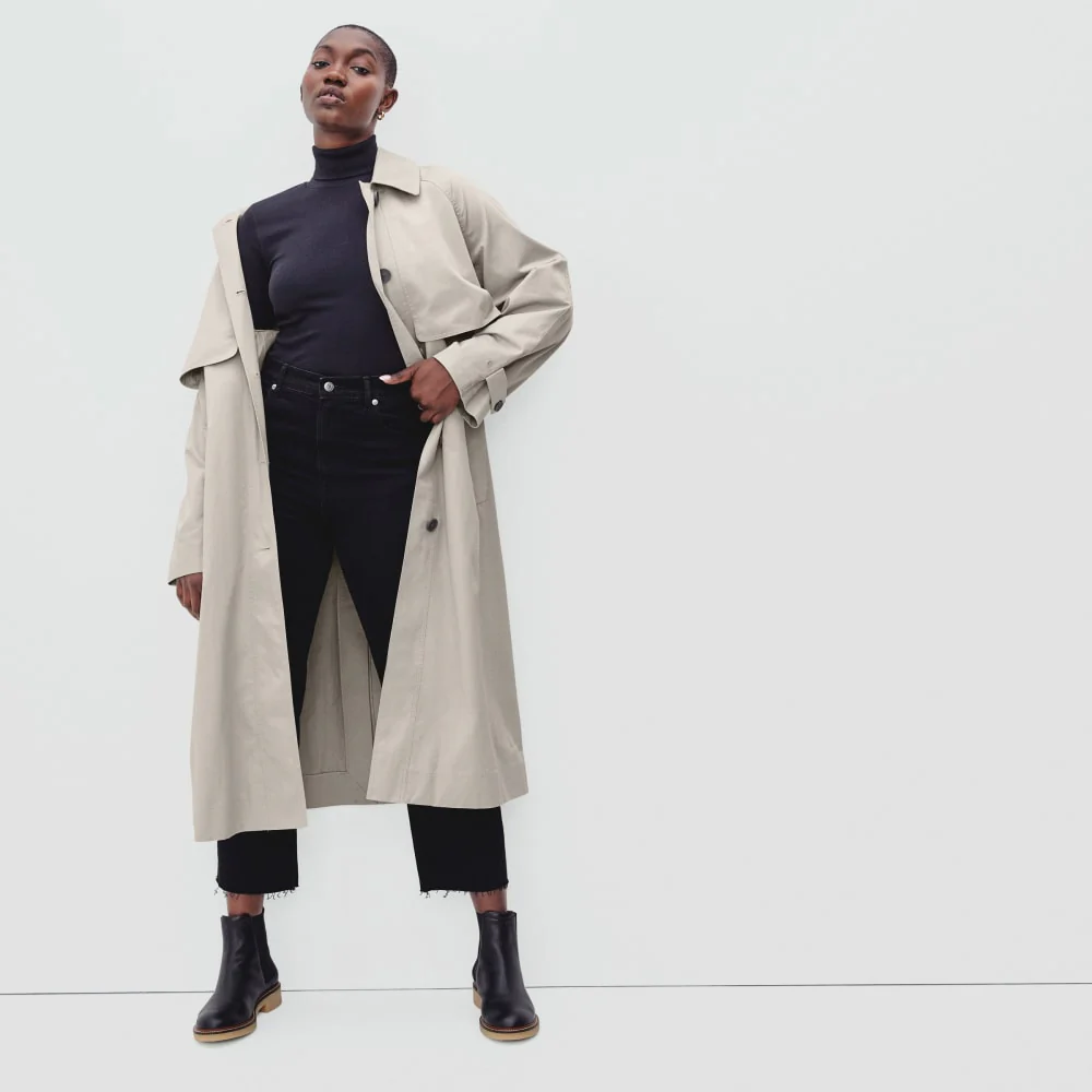 The Long Mac Coat | Stone