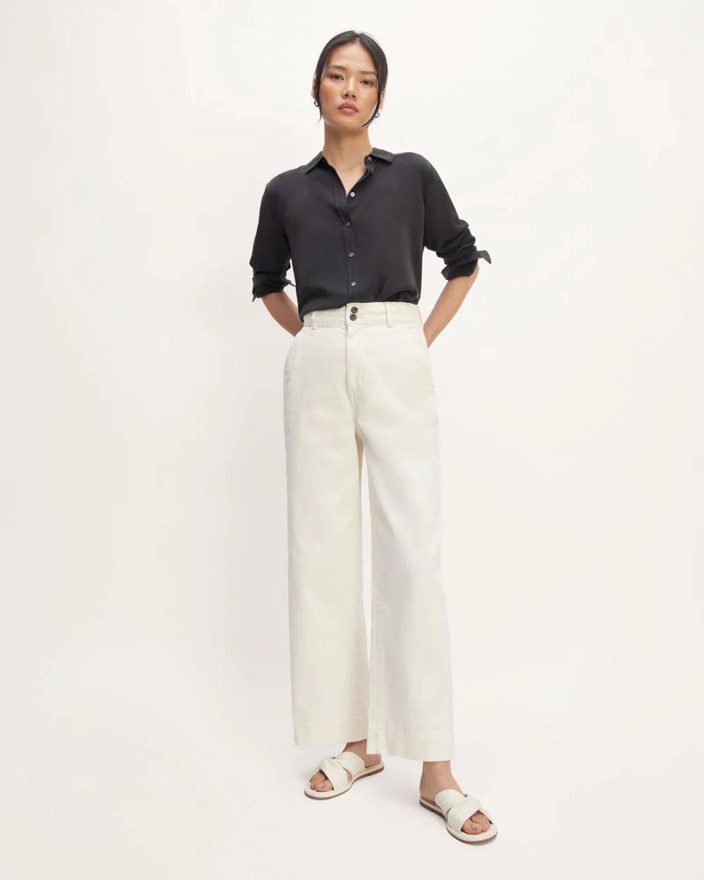 The Day Twist Sandal | Canvas