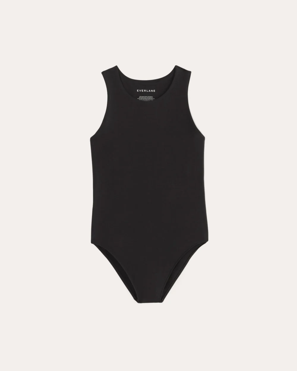 The Cutaway Tank Bodysuit | Black | Bikini