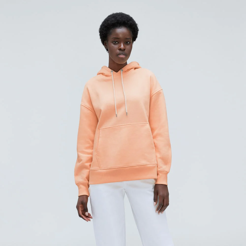 The Track Organic Cotton Popover | Apricot