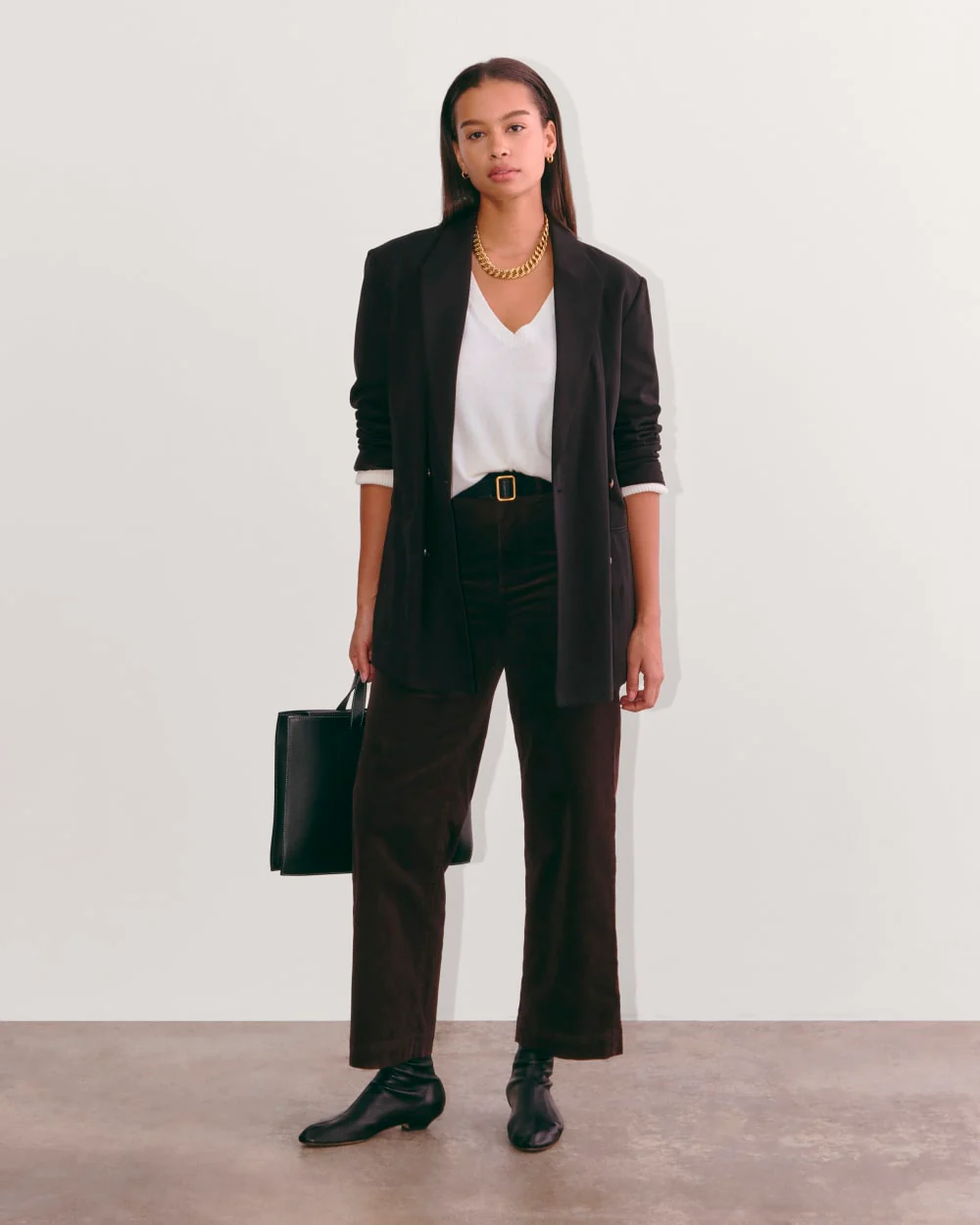 The Sailor Pant in Corduroy | Black