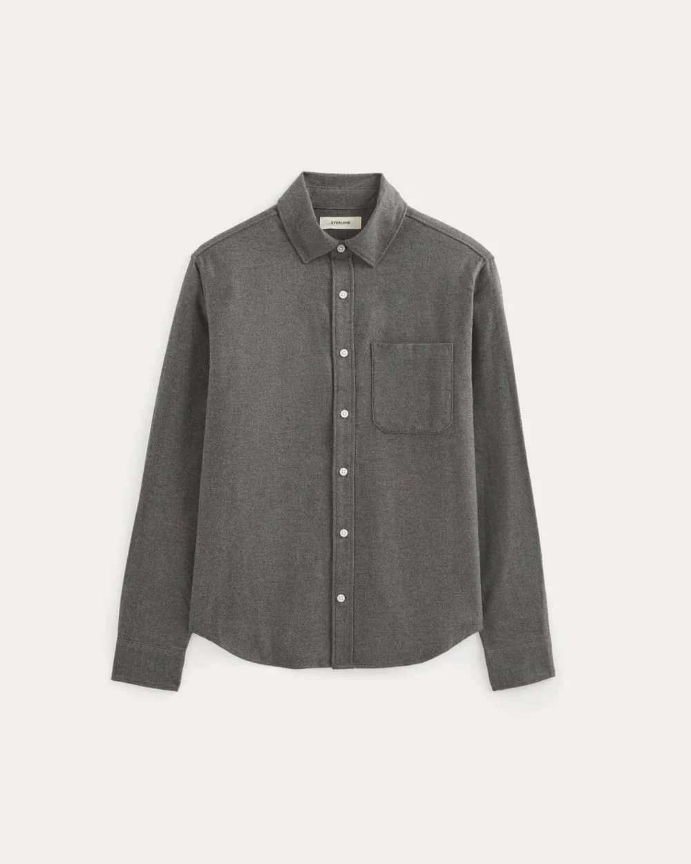 Brushed Flannel Shirt | Heathered Graphite
