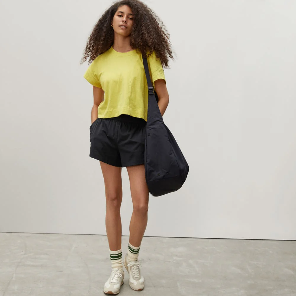 The Retro Jersey Short | Black