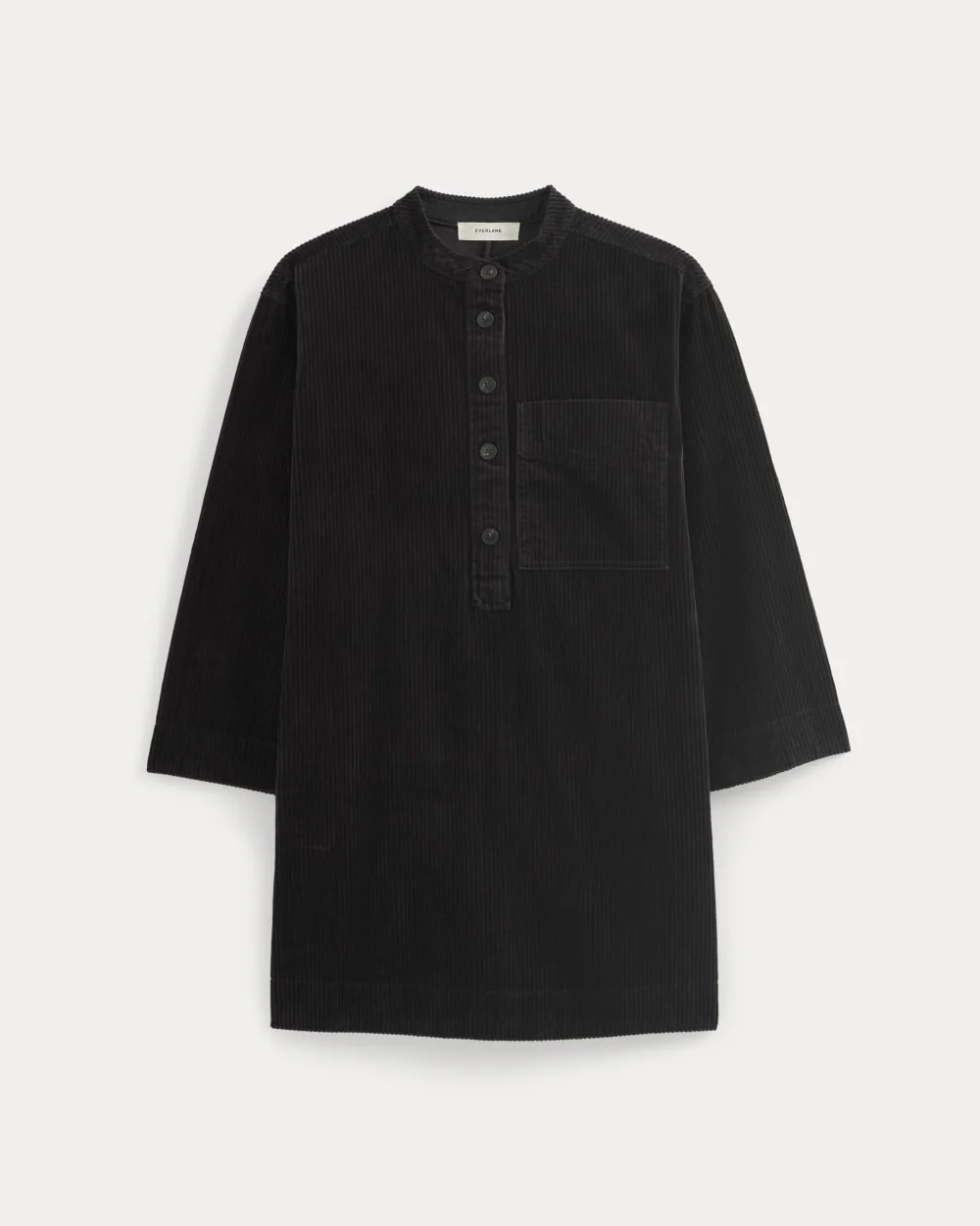 The Corduroy Mini Dress | Black