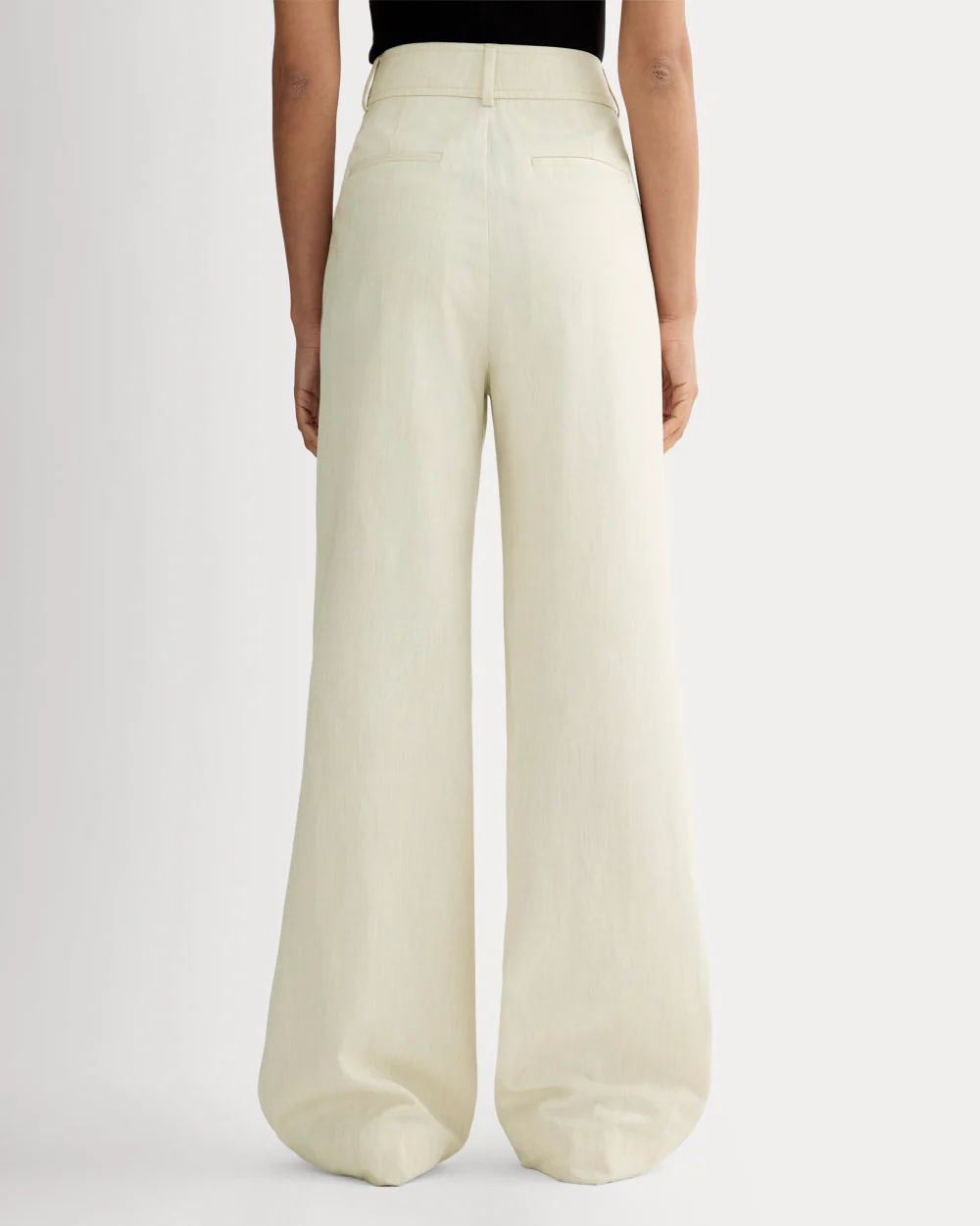 The Draper Pleated Pant in Buttersmooth | Heathered Oat | 32 Inseam