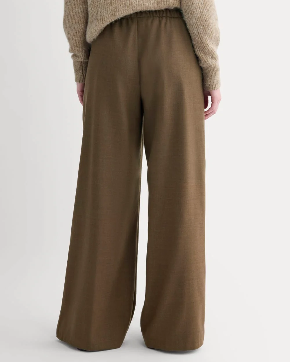 The Pull-On Trouser in Tailor Twill | Heathered Cocoa