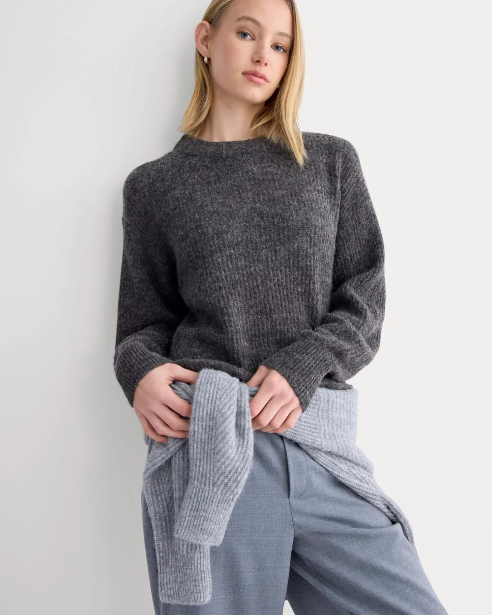 The Cocoon Crew in Alpaca | Dark Charcoal