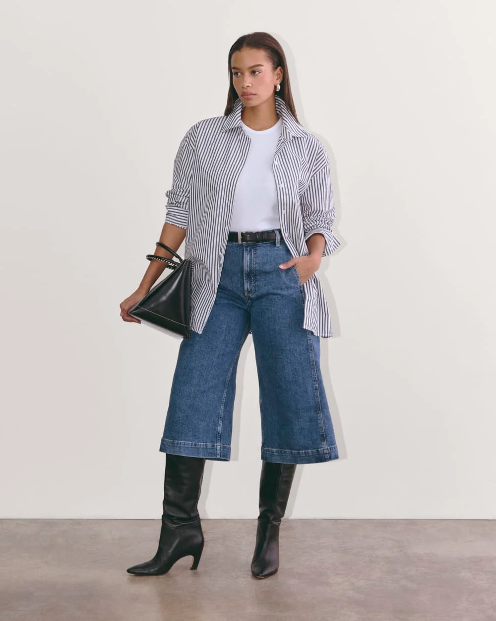 The Denim Culotte | New Blue