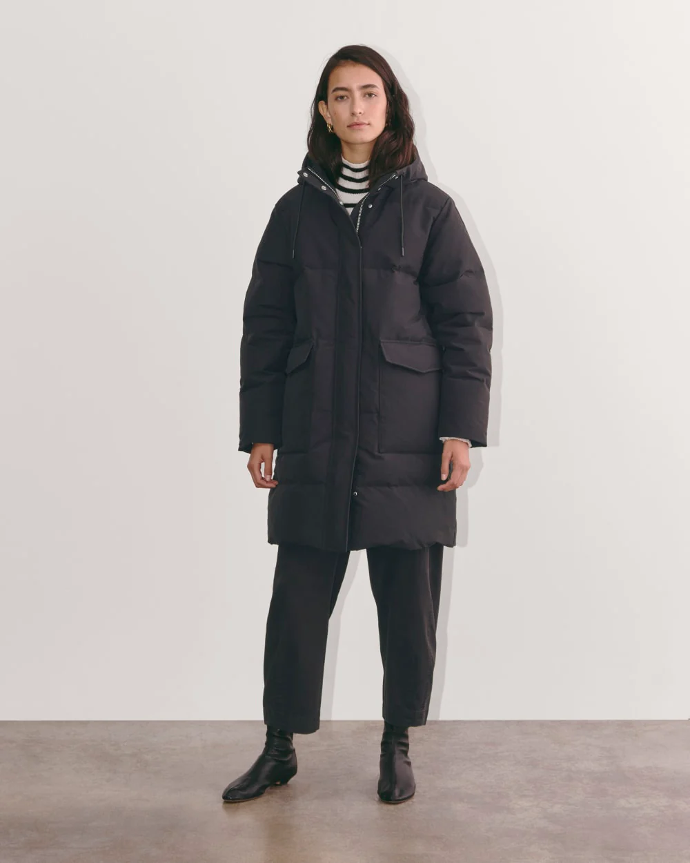 The Long Puffer | Black