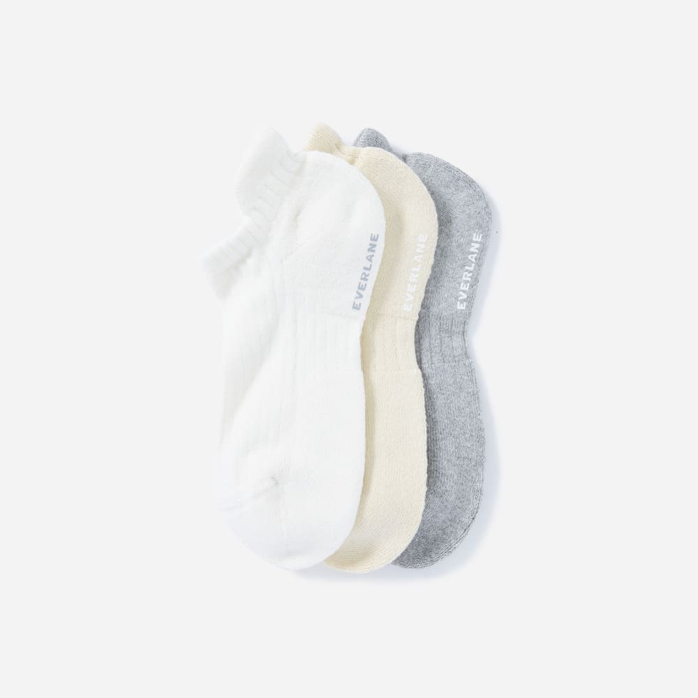 The Organic Cotton Ankle Sock 3-Pack | Neutral Multi