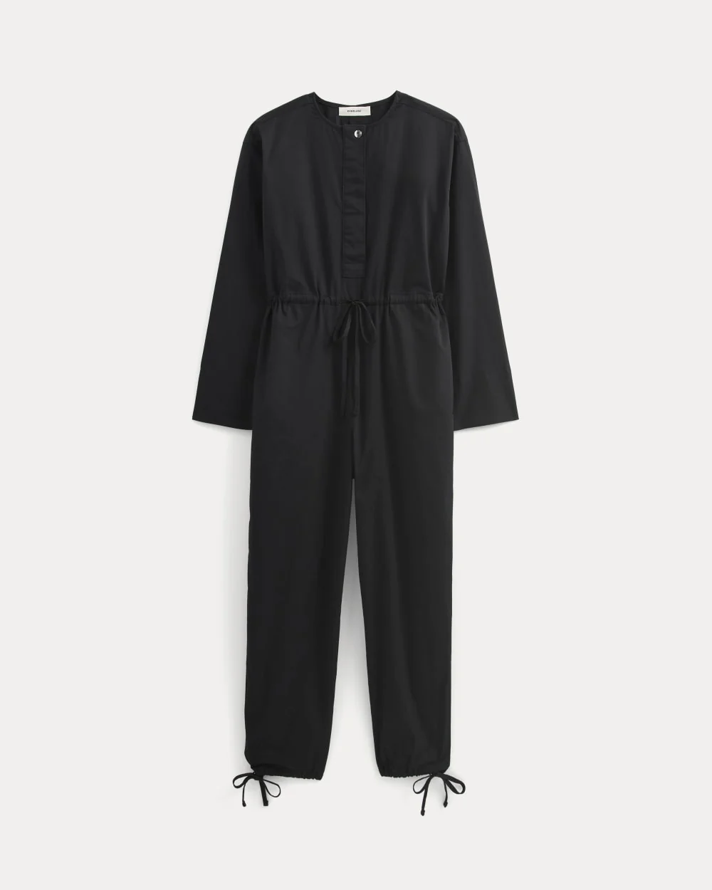 The Utility Drawstring Jumpsuit | Black