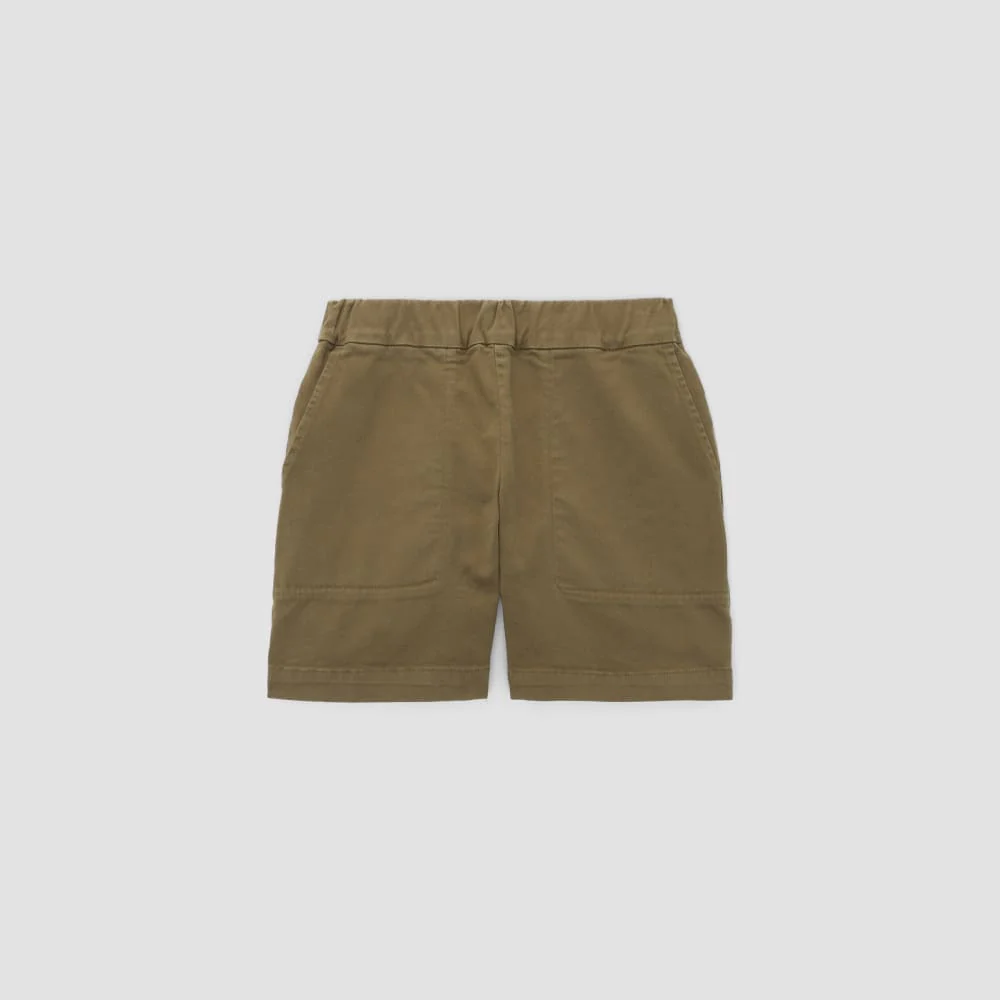 The Organic Pull-On Short | Beech