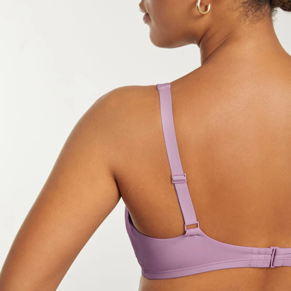 The Square-Neck Bikini Top | Lilac