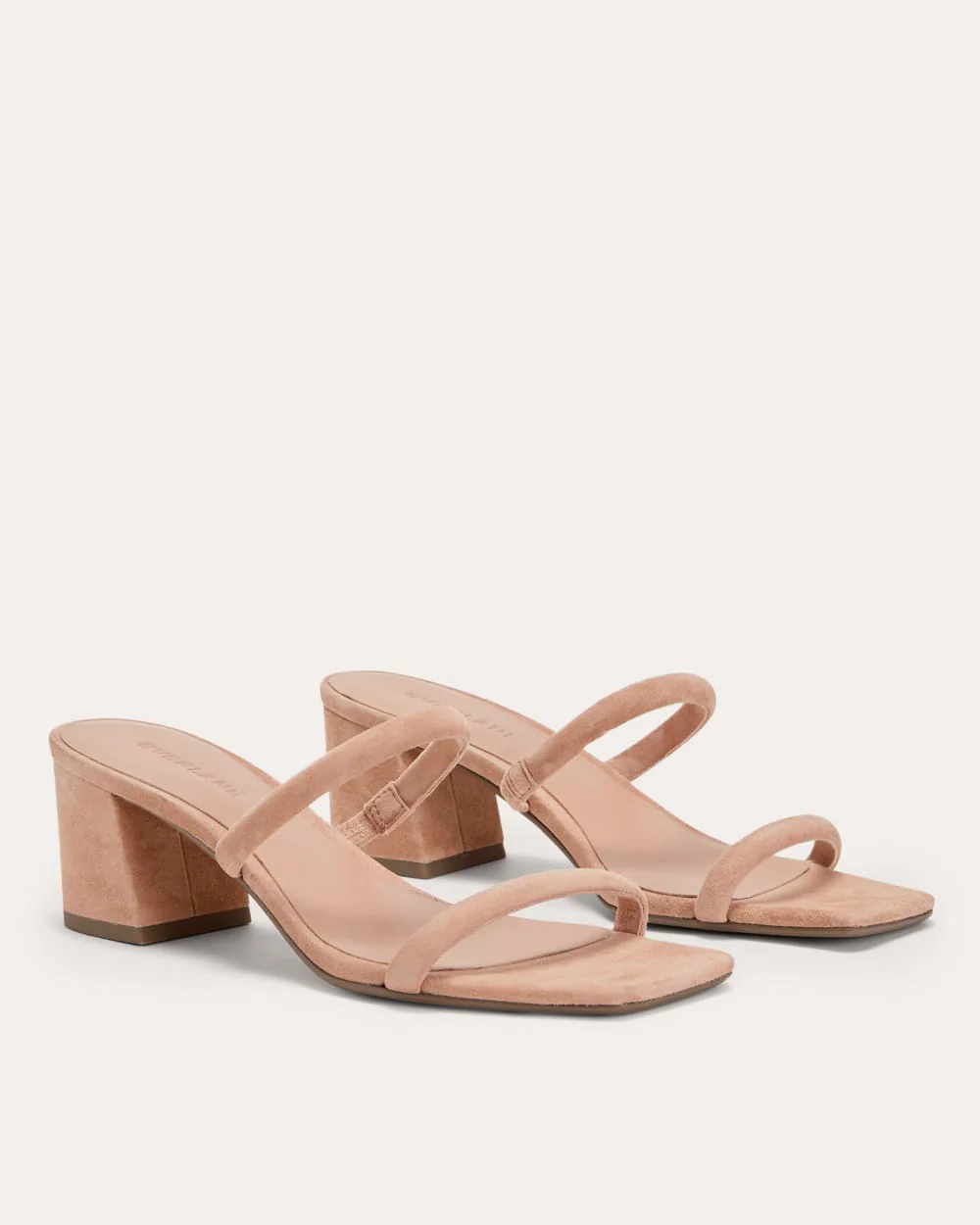 The Double Strap Heel | Blush Tan