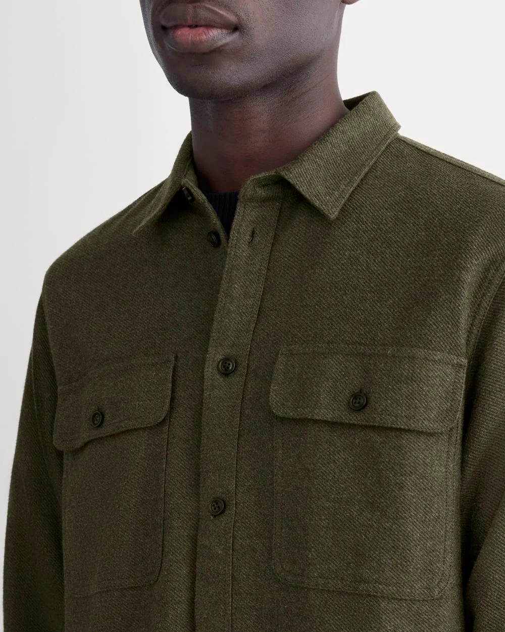 The Heavyweight Overshirt | Uniform | Heathered Green