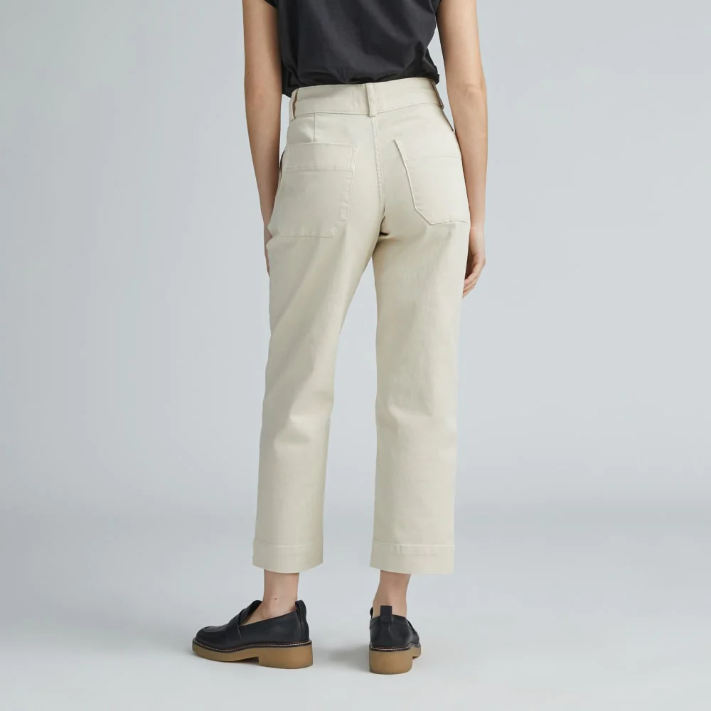 The Organic Straight-Leg Pant | Pumice Stone