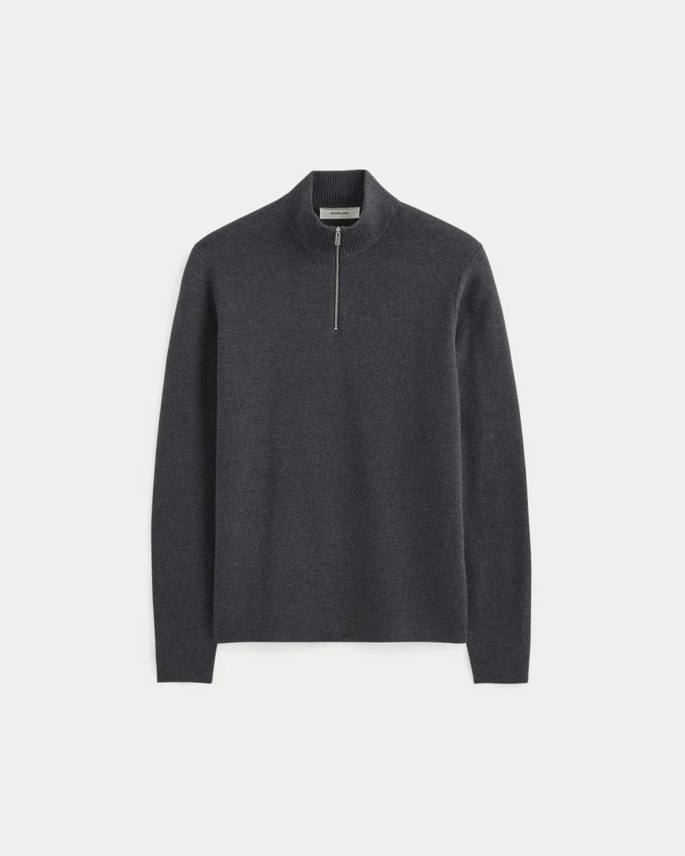 The No-Sweat Quarter-Zip | Heathered Ash