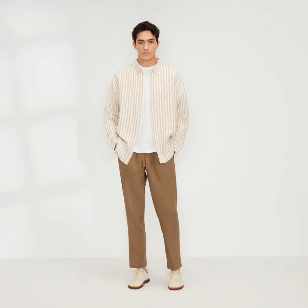 The Linen Easy Pant | Toasted Coconut