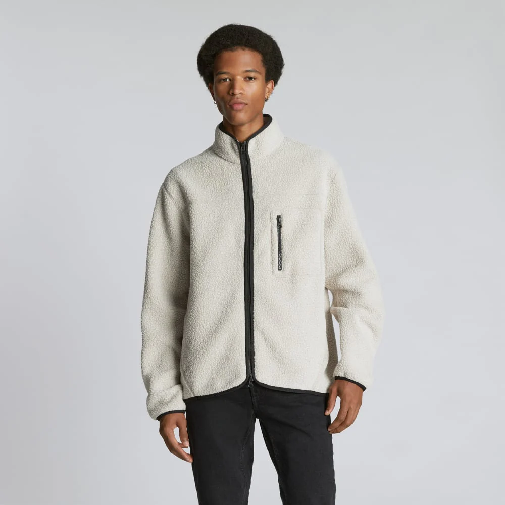 The ReNew Fleece Full Zip | Oat