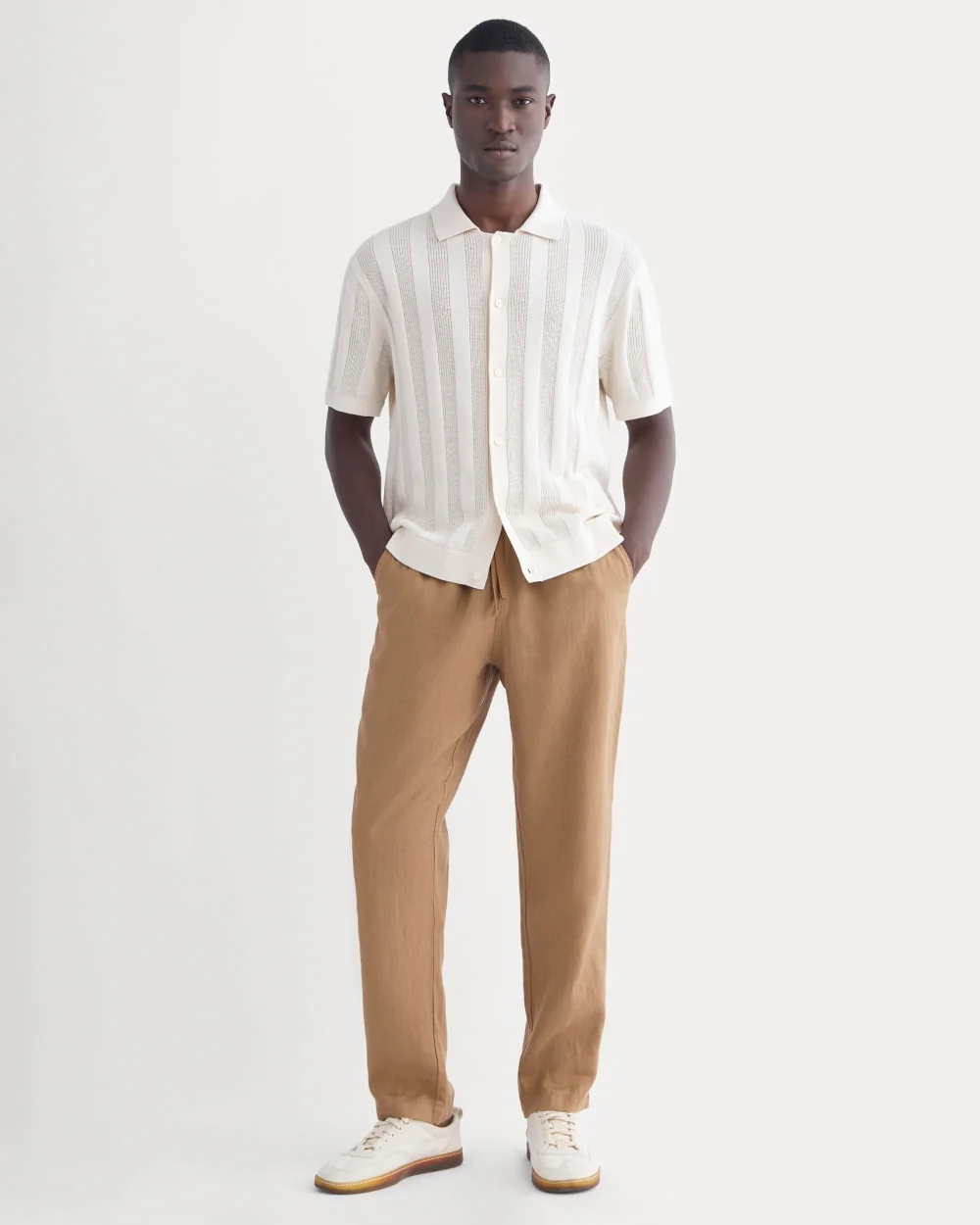 The Linen Easy Pant | Toasted Coconut