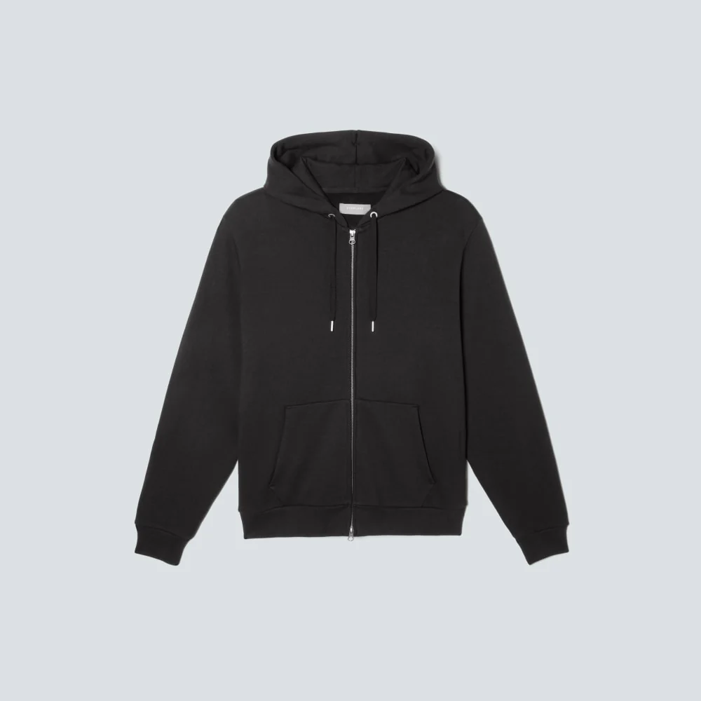The Organic Track Full Zip | Black