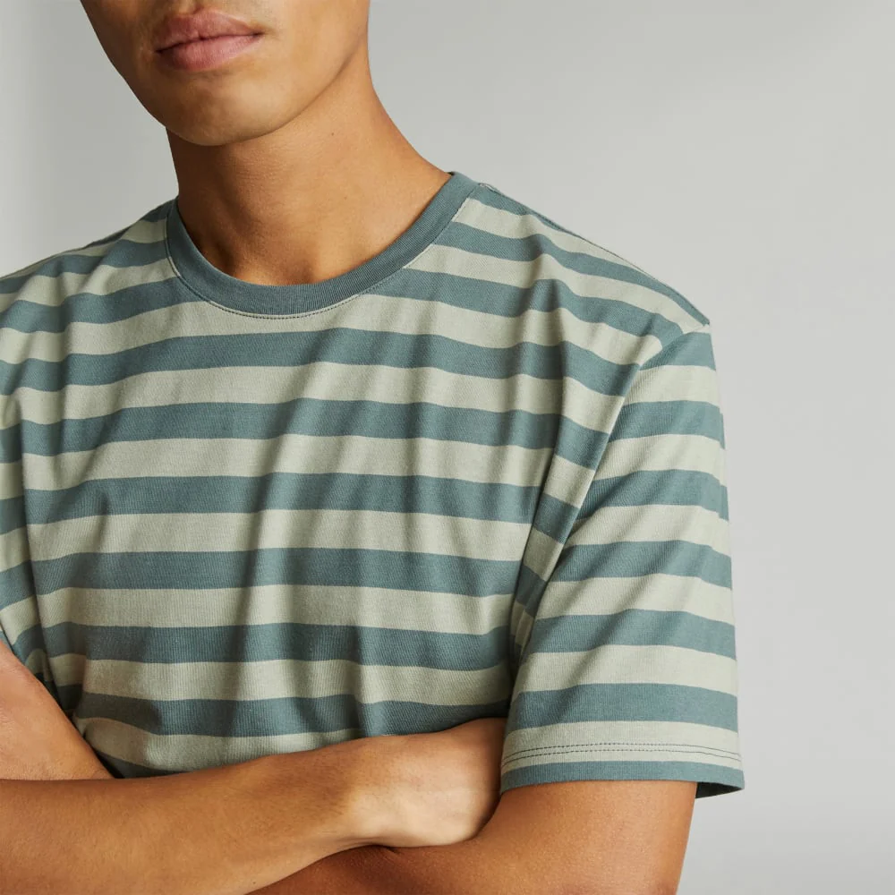 The Organic Cotton Crew | Green Balsam / Seagrass