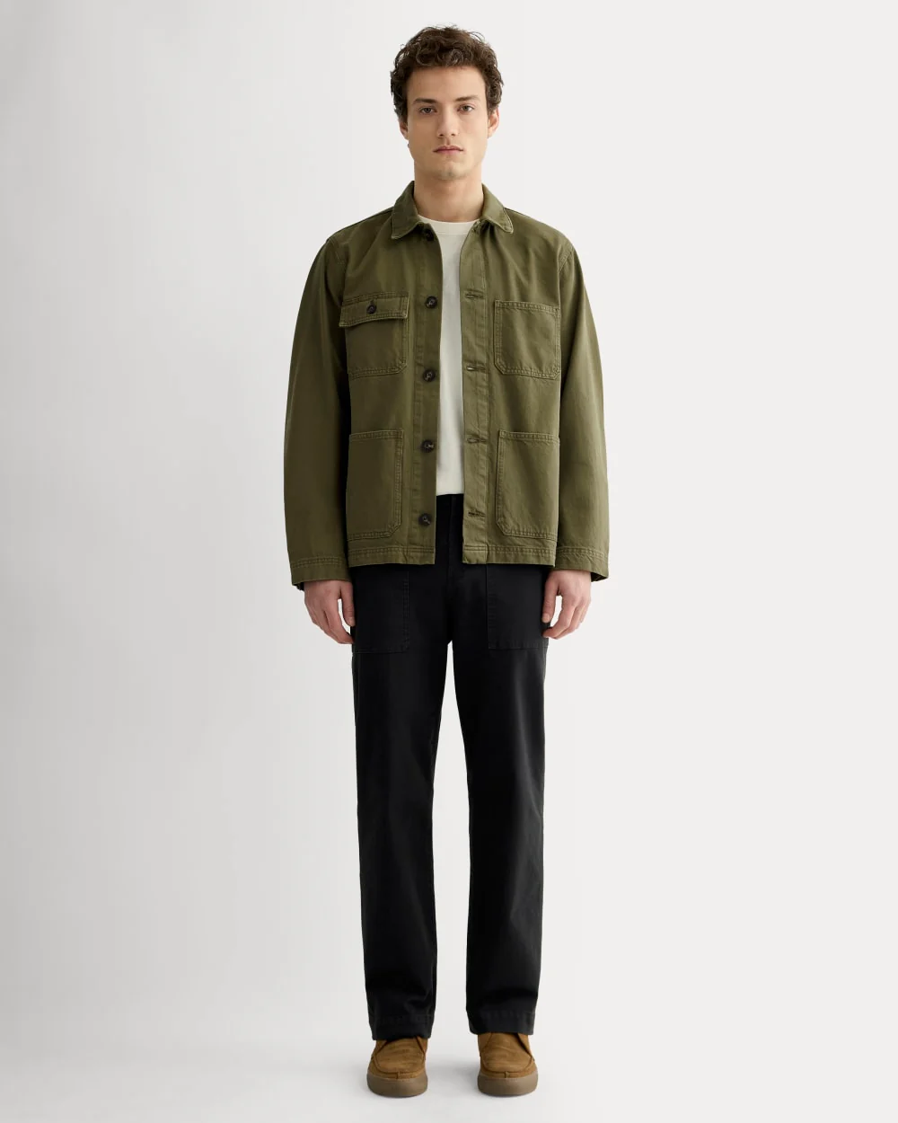 The Denim Utility Jacket | Garment-Dyed Kalamata