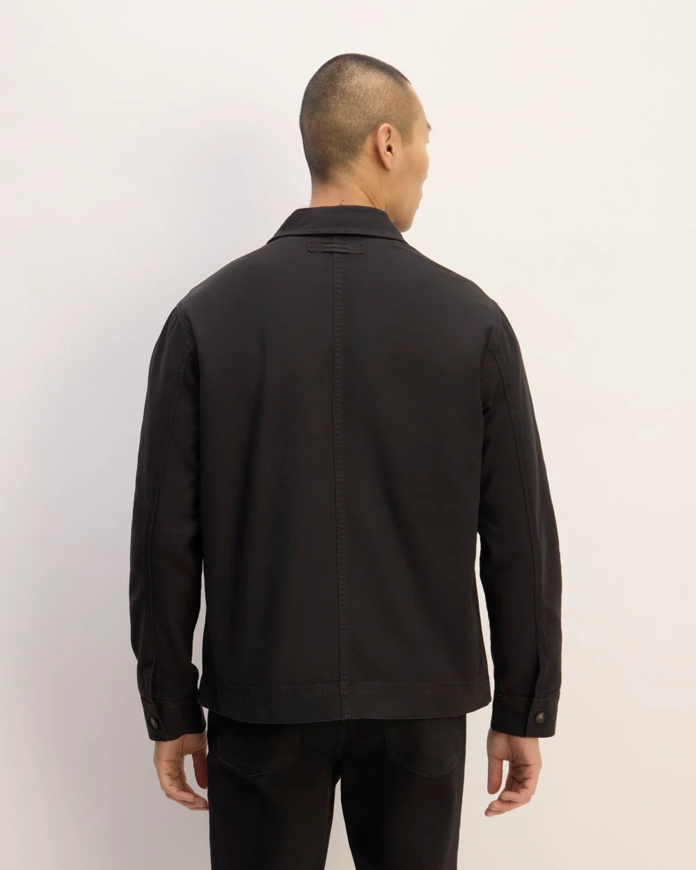 The Organic Cotton Chore Jacket | Black