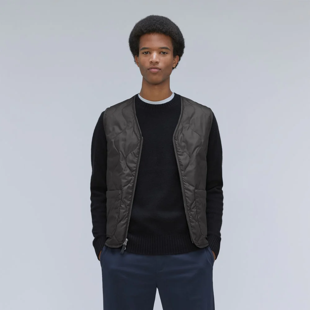 The ReNew Liner Vest | Black