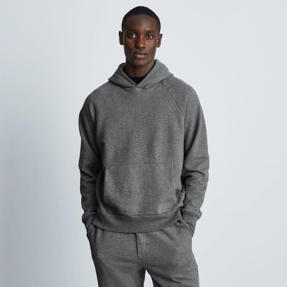 The Track Hoodie | Dark Heather Grey