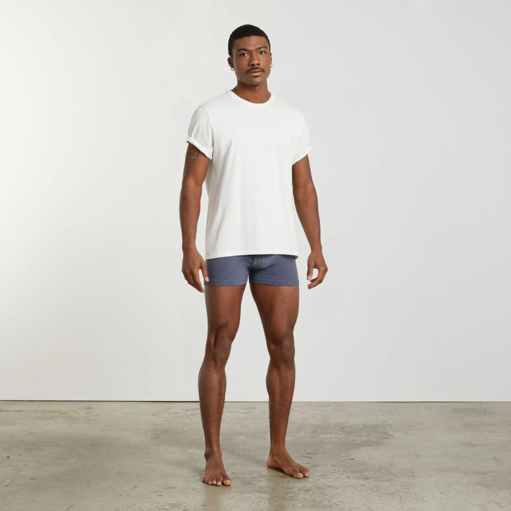 The Supima® Boxer Brief | Uniform | Heather Blue