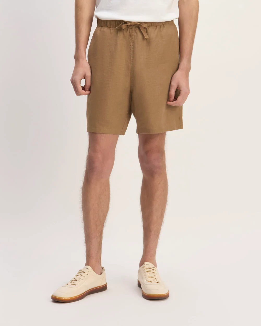 The Linen Easy Short | Toasted Coconut
