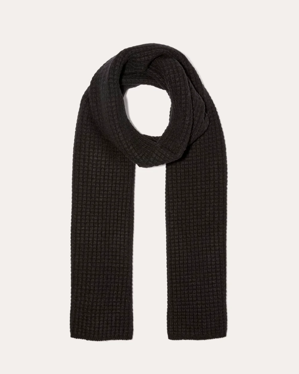 The Waffle Scarf | Black
