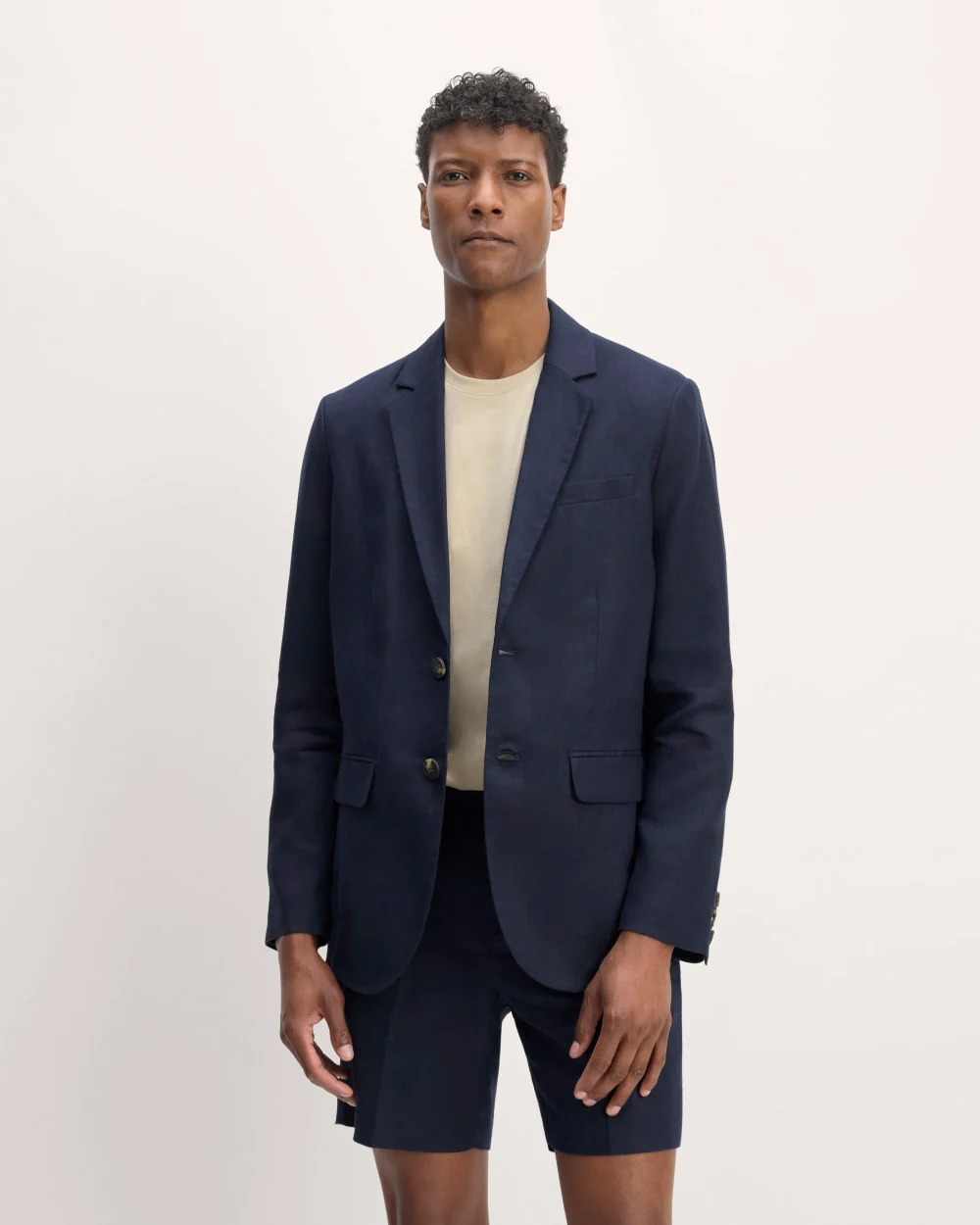 The Linen Blazer | Navy
