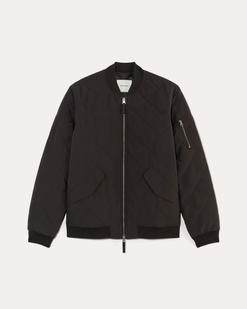 The Quilted Bomber | Black