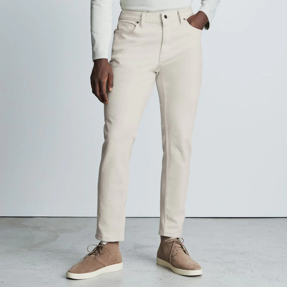 The Organic Cotton Slim-Fit Jean | Ecru